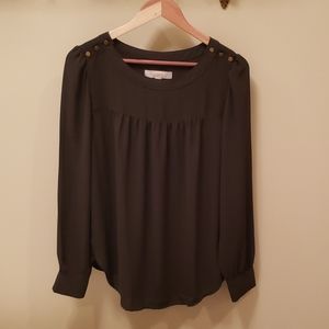 Loft blouse Small charcoal